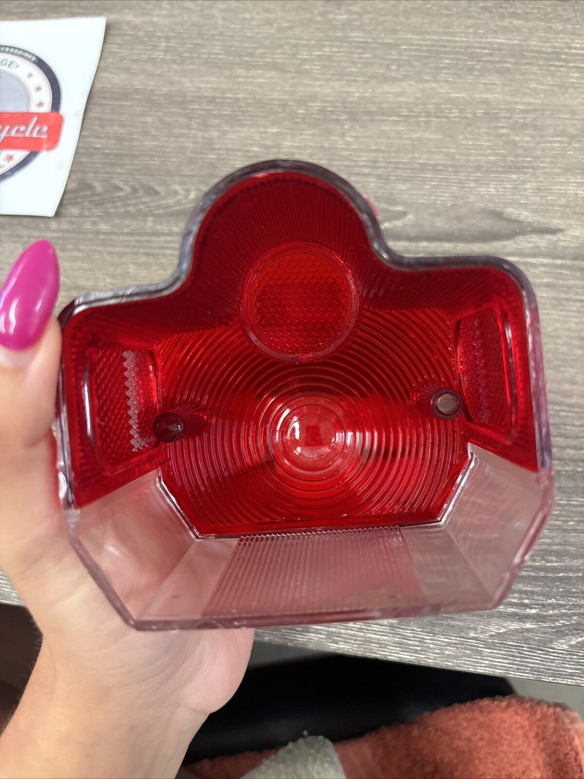 NOS AFTERMARKET MADE IN JAPAN YAMAHA JT2 TAILLIGHT LENS 168-84721-60-00 J62