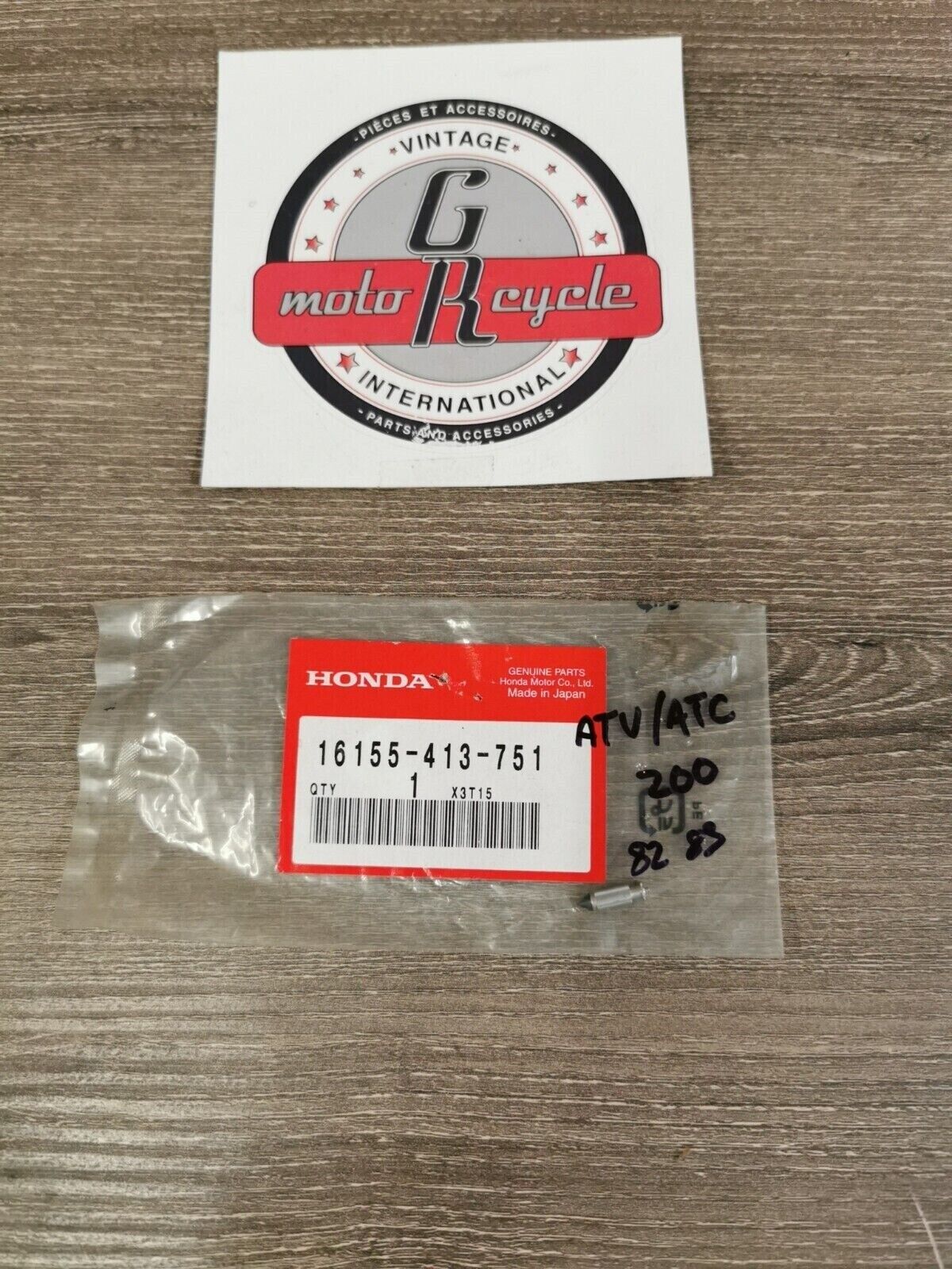 NOS HONDA CB650C CB750K TRX350FM TRX300EX ATC200X FLOAT VALVE 16155-413-751  H48