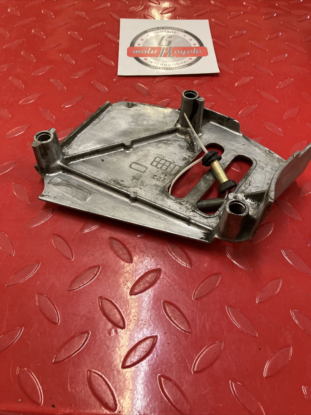 Suzuki LS650 Savage 1986 left crankcase engine front sprocket guard cover case