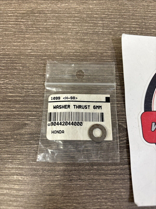 NOS Honda THRUST WASHER 6MM 90442-044-000 H124