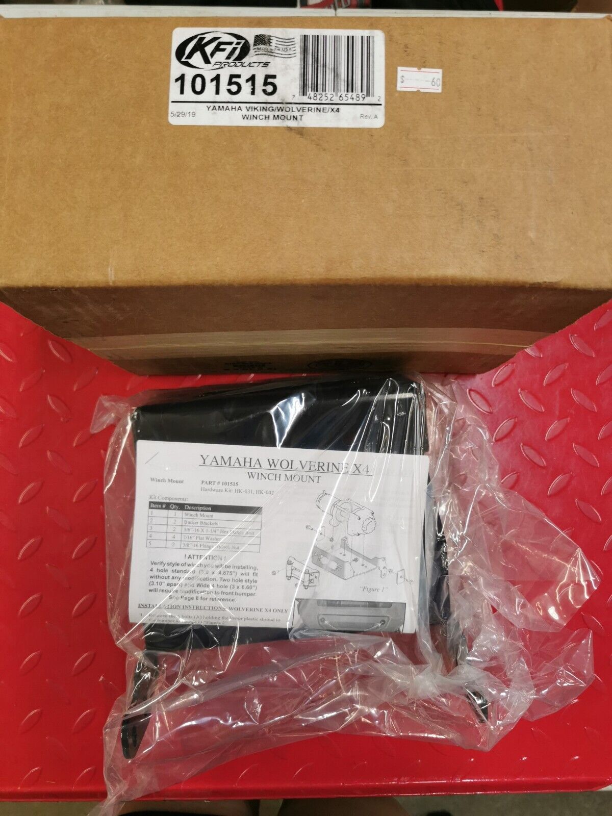 NOS KFI Winch Mount Kits 101515