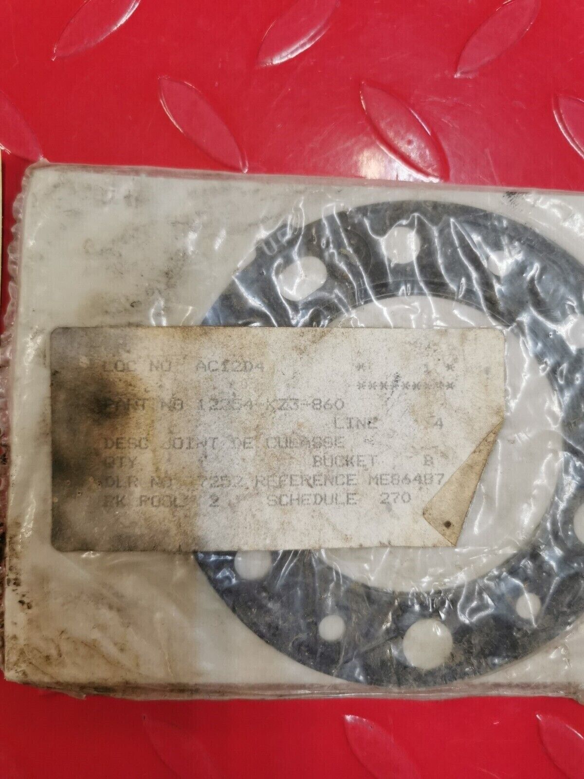 NOS Honda CR250R 1992 - 2001 GASKET CYLINDER HEAD 12254-KZ3-860 H10