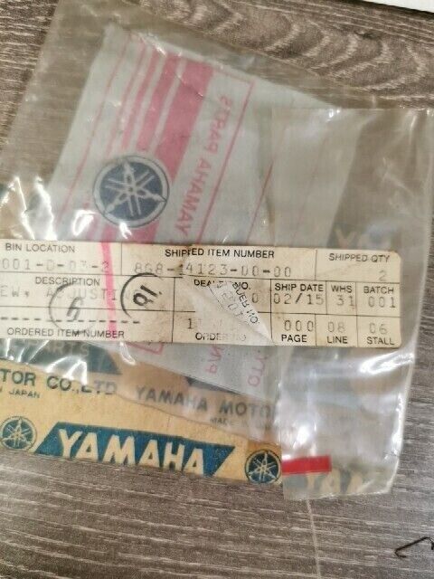 NOS YAMAHA ET340C ET340EC SRX440D SCREW AIR ADJUSTING 8G8-14123-00-00 Y158