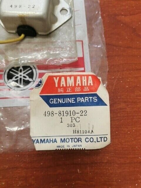 NOS Yamaha DT125 VOLTAGE REGULATOR 498-81910-22-00 SUB 443-81910-62-00 Y164