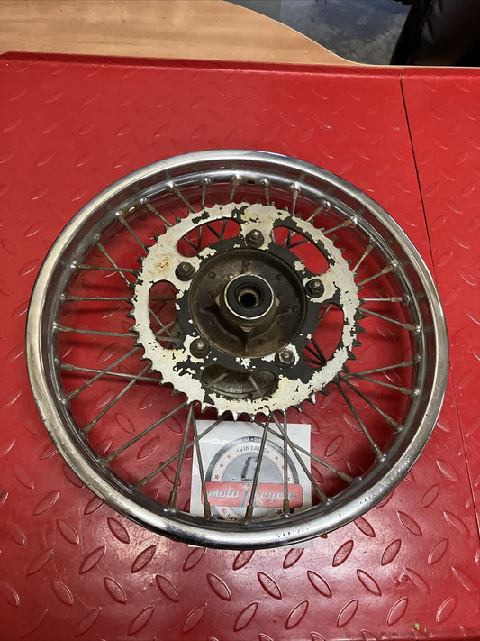 Kawasaki KDX80 1987 rear wheel rim hub 1984 - 1988