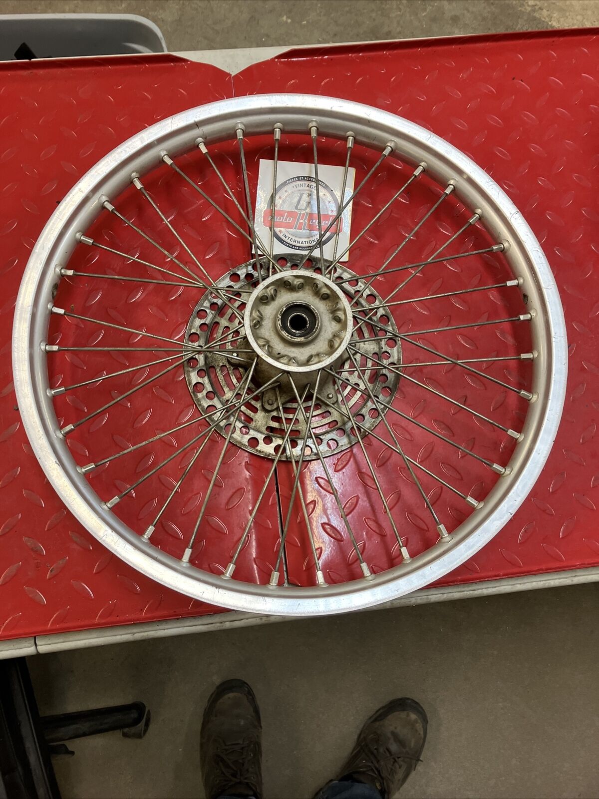 Suzuki RM125 1993 front wheel hub rim RM250 54111-27C00