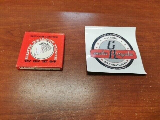NOS Honda 1975 - 1977 MR175 PISTON RING SET (OS 0.25) 13012-373-013 H78