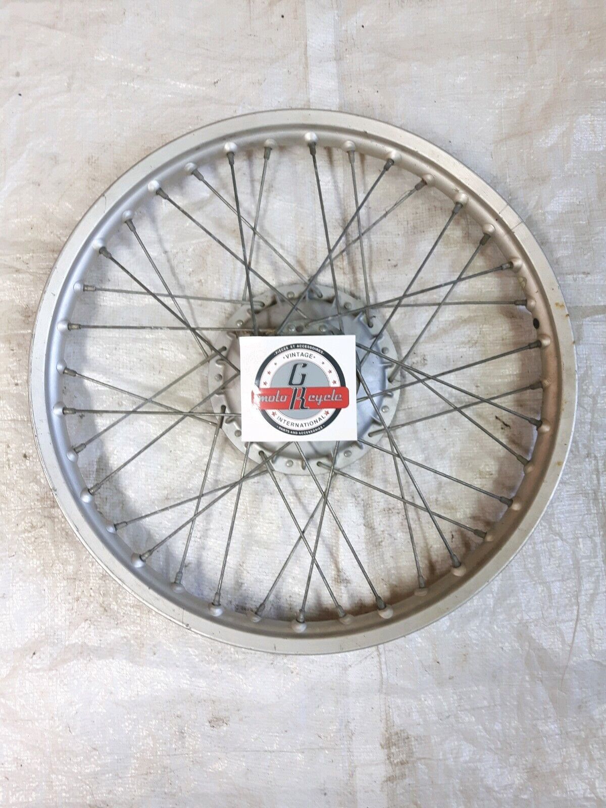 Honda XL250 1974 front wheel rim hub 44601-356-000 44701-385-003 44701-385-741