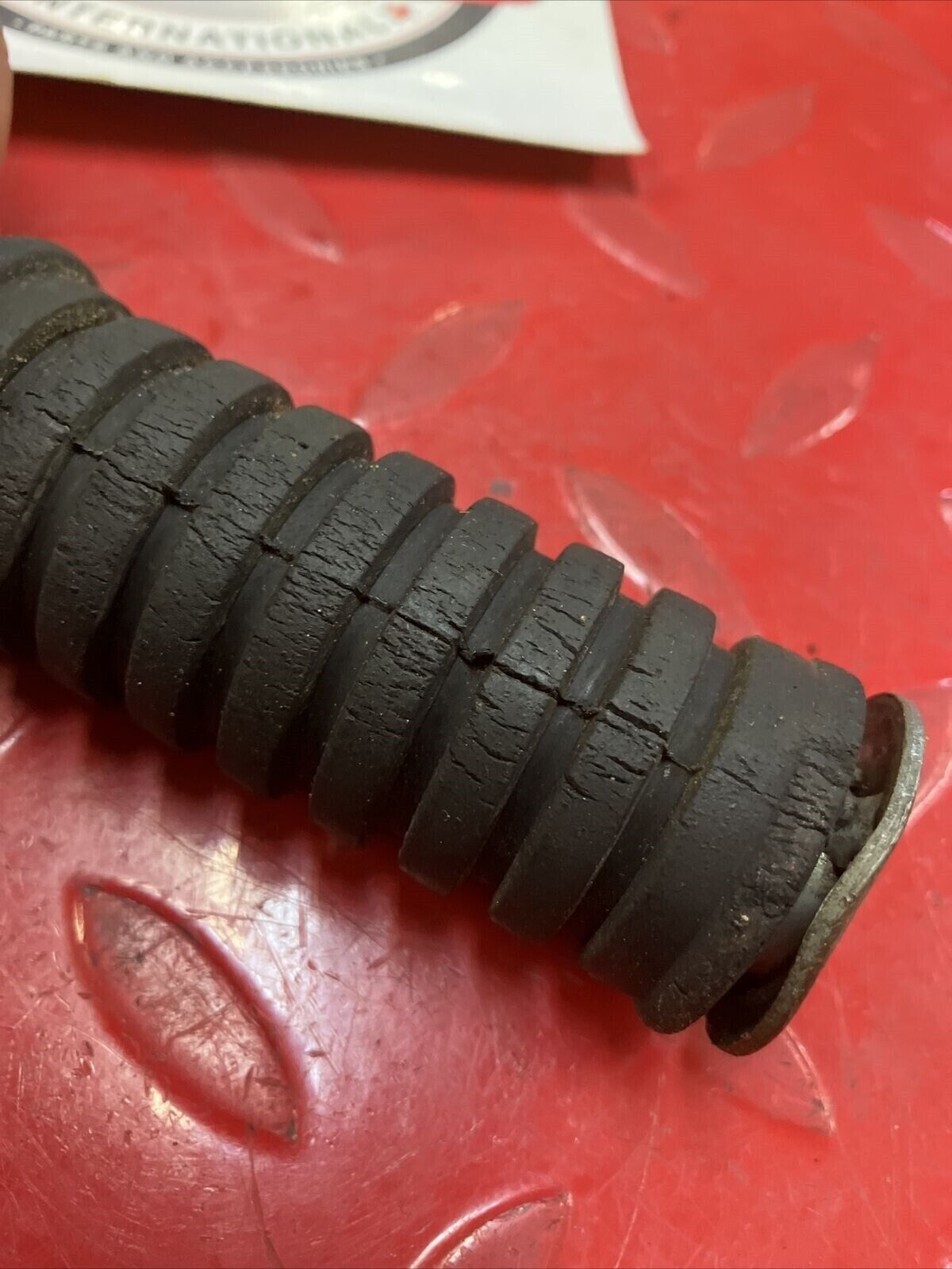 Yamaha RD400 1977 rear footrest footpeg foot peg rest step set 1976