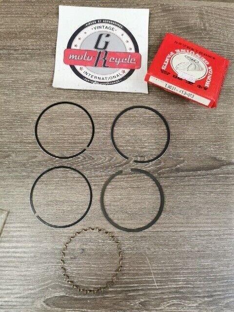NOS HONDA CB400A CB400N CM400T CM400E RING SET PISTON 0.50 13031-413-013  H89