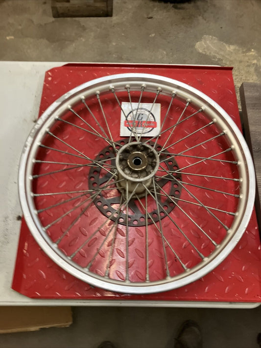 Kawasaki KX125 1990 front wheel hub rim  KX250 1991 1992 KX500 1993