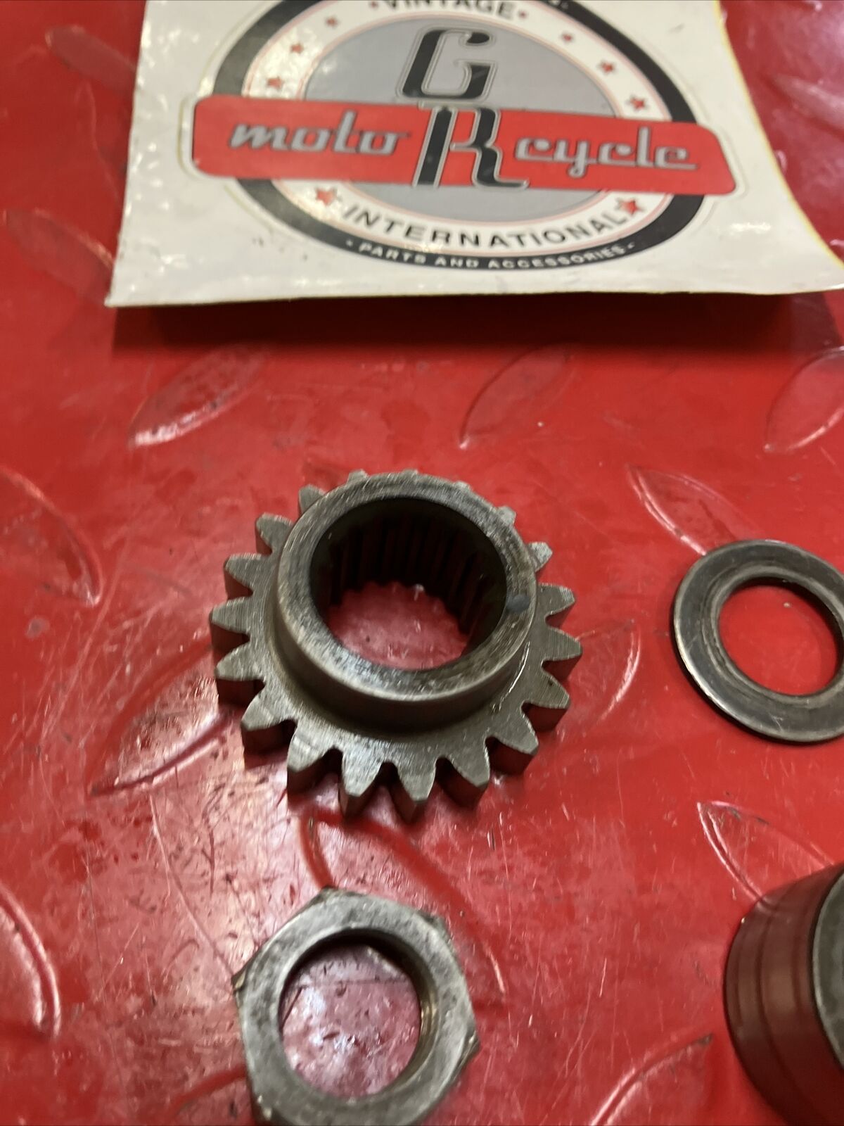 Suzuki RM125 1987 crankshaft primary drive gear