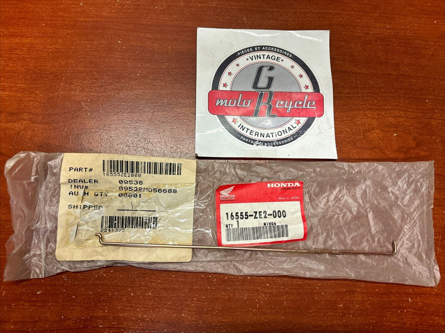 NOS Honda GX240 GX270 GOVERNOR ROD 16555-ZE2-000 H178
