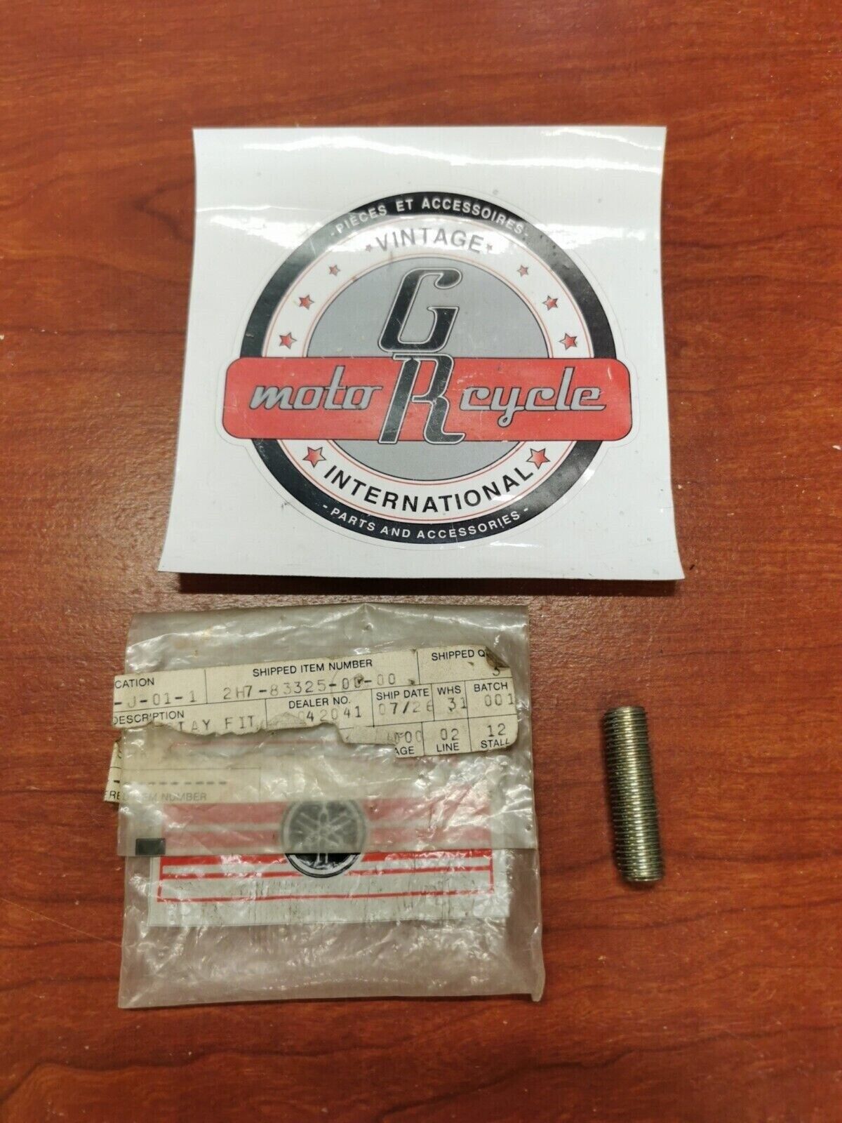 NOS YAMAHA XJ650 XS1100 FLASHER STAY FITTING BOLT 2H7-83325-00-00 Y72