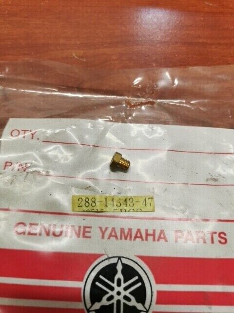 NOS Yamaha GT1 GT80 GTM80X GTMX MX80 RD50 MAIN JET #94 288-14343-47-00 Y123