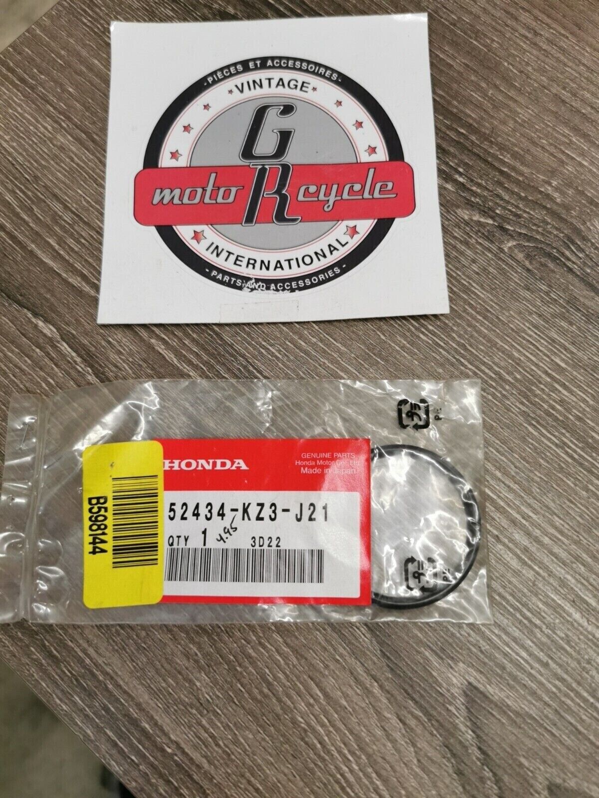 NOS HONDA  O RING 52434-KZ3-J21  H53