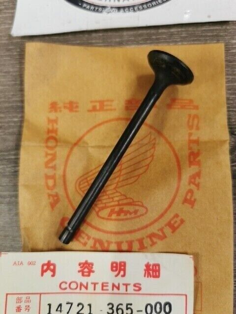 NOS HONDA XL125 1974 1975 VALVE EXHAUST 14721-365-000 H77