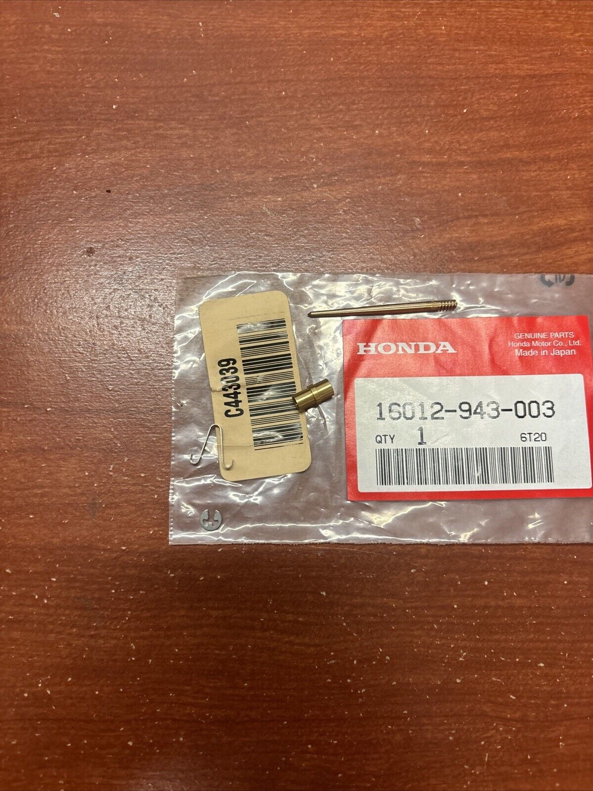 NOS Honda 1979 -1983 ATC110 NEEDLE JET SET 16012-943-003 H140