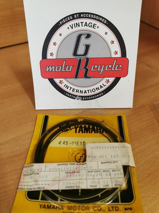 NOS YAMAHA  DT360  1974  PISTON RING SET  1ST 445-11610-10-00  Y48