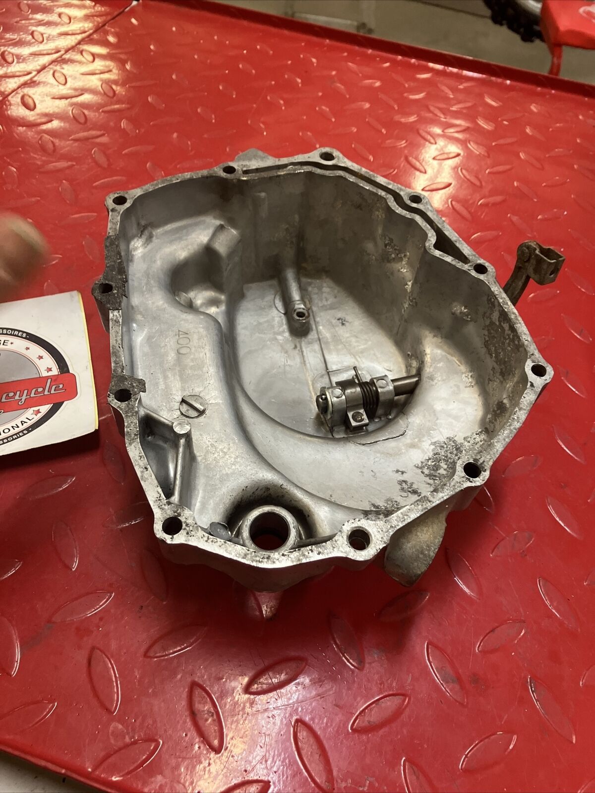 Honda TL125 1975 right crankcase clutch cover 1976