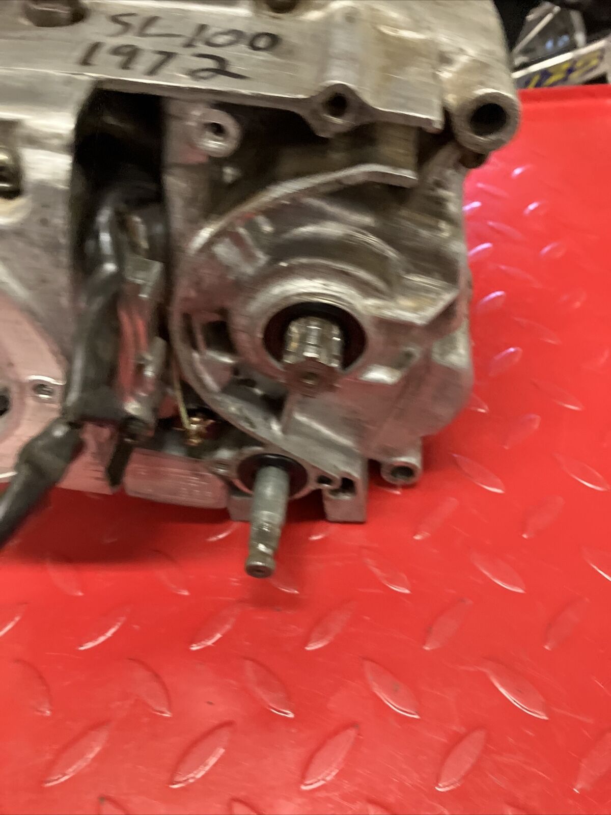 Honda SL100 SL100K2 1972 engine motor bottom end crankcase transmission stator