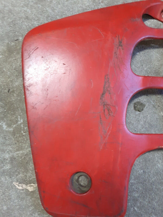 Honda CR250R 1989 left side cover panel radiator shroud plastic fairing