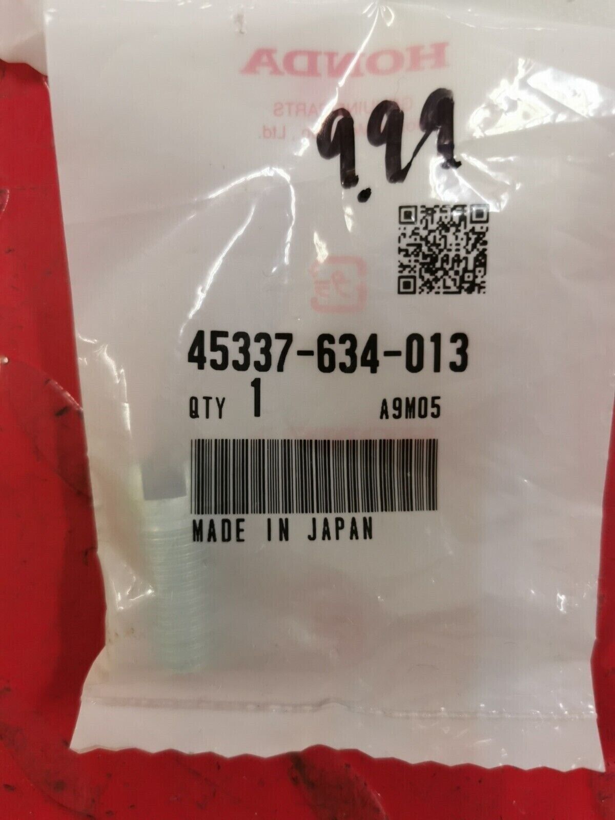 NOS Honda TRX350 TRX300 TRX400 TRX250 ADJUSTING SCREW 45317-634-013 H32