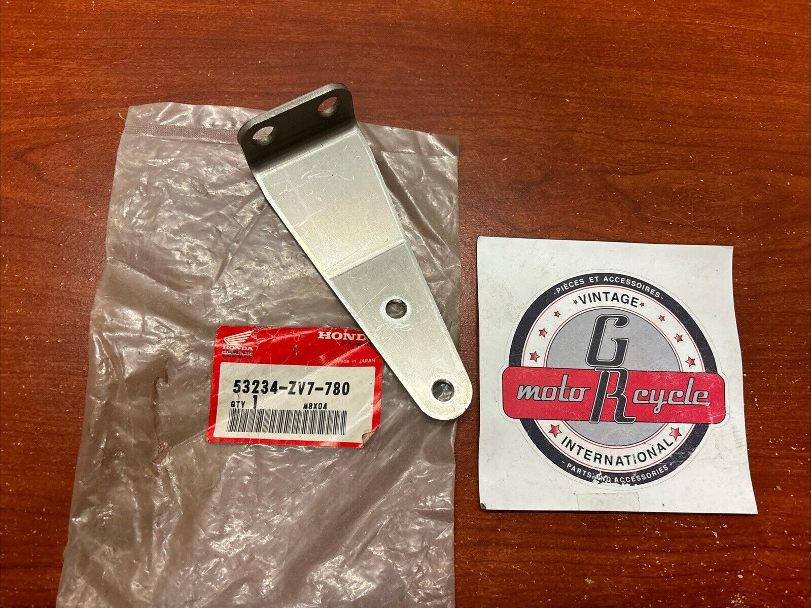 NOS Honda BF25 BF30 STEERING PLATE 53234-ZV7-780 SUB 53234-ZV7-781 H183