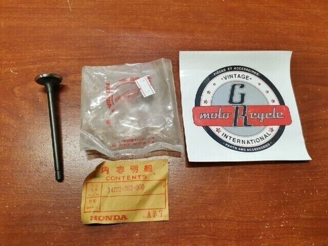 NOS Honda CB125 CG125 XL125 EXHAUST VALVE 14721-383-000 H90