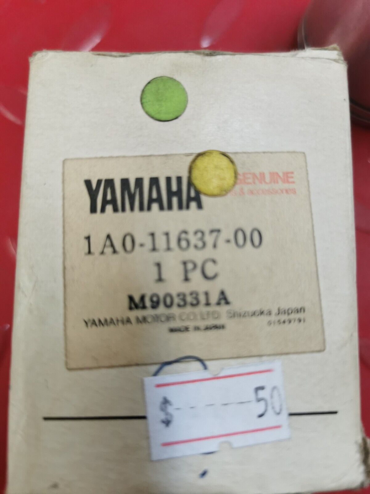 NOS YAMAHA RD250 1976 1977 Yamaha Piston 0.75mm 3rd Oversize 1A0-11637-00 Y27