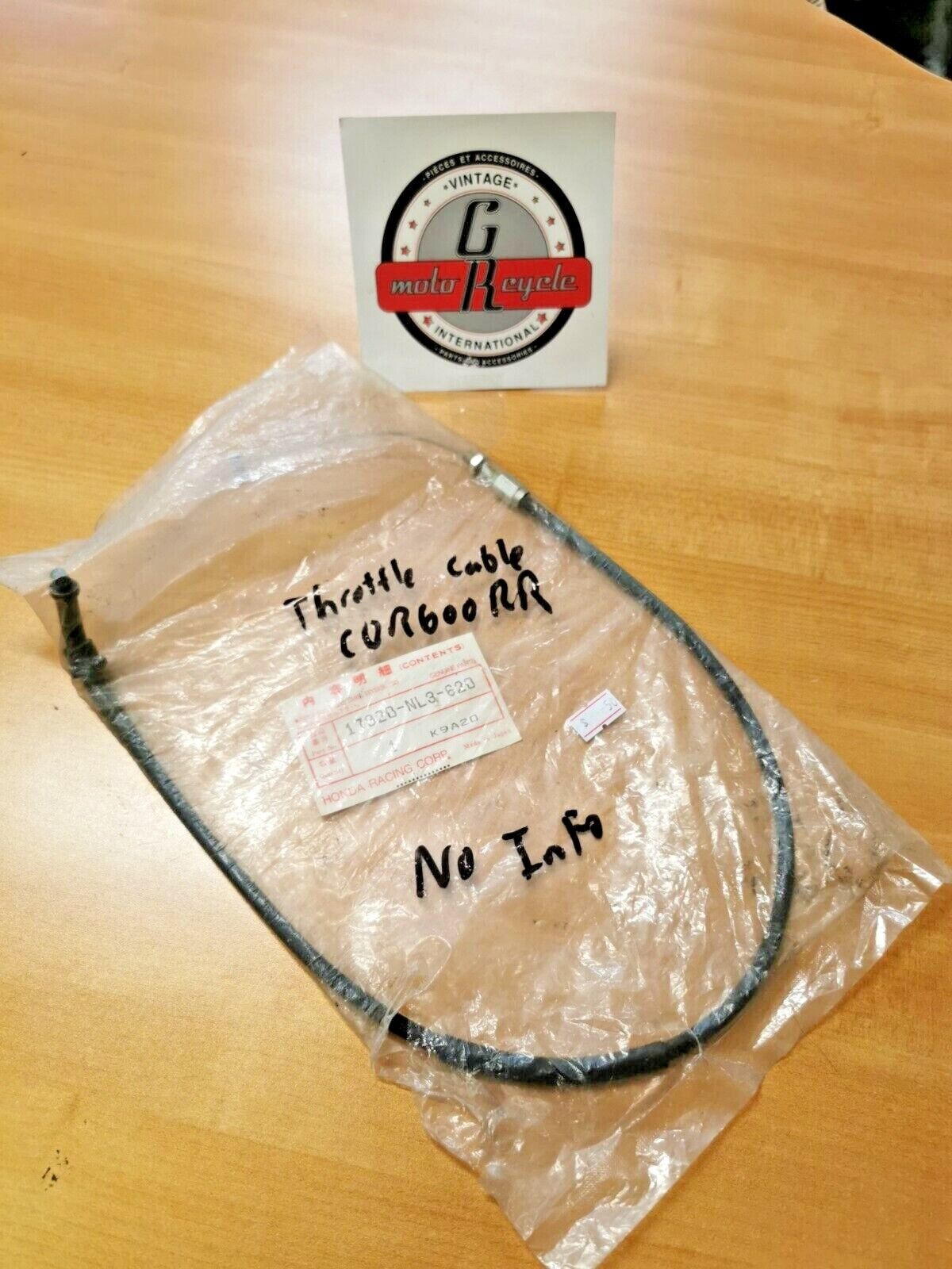 NOS HONDA  CBR600RR THROTTLE CABLE  17920-NL3-620  H22