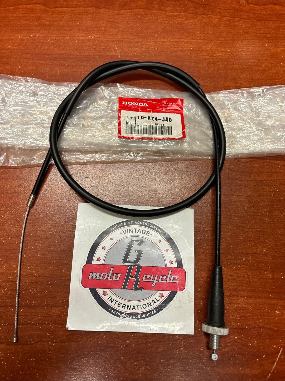 NOS Honda 2002 CR125R THROTTLE CABLE 17910-KZ4-J40 H173
