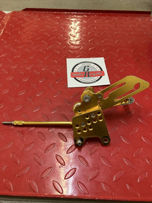 Suzuki GSXR1000 2003 Gold shifter left footpeg foot peg linkage 25600-40F00 2004
