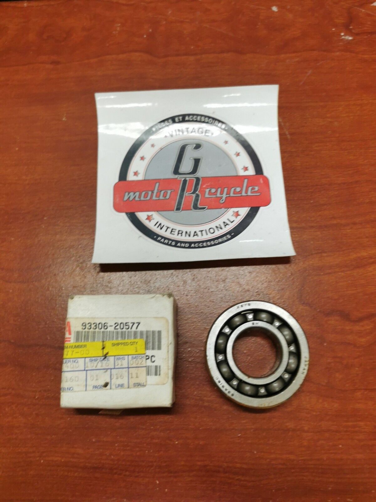 NOS Yamaha 1996 WR250 YZ250 TRANSMISSION BEARING 93306-20577-00 Y86