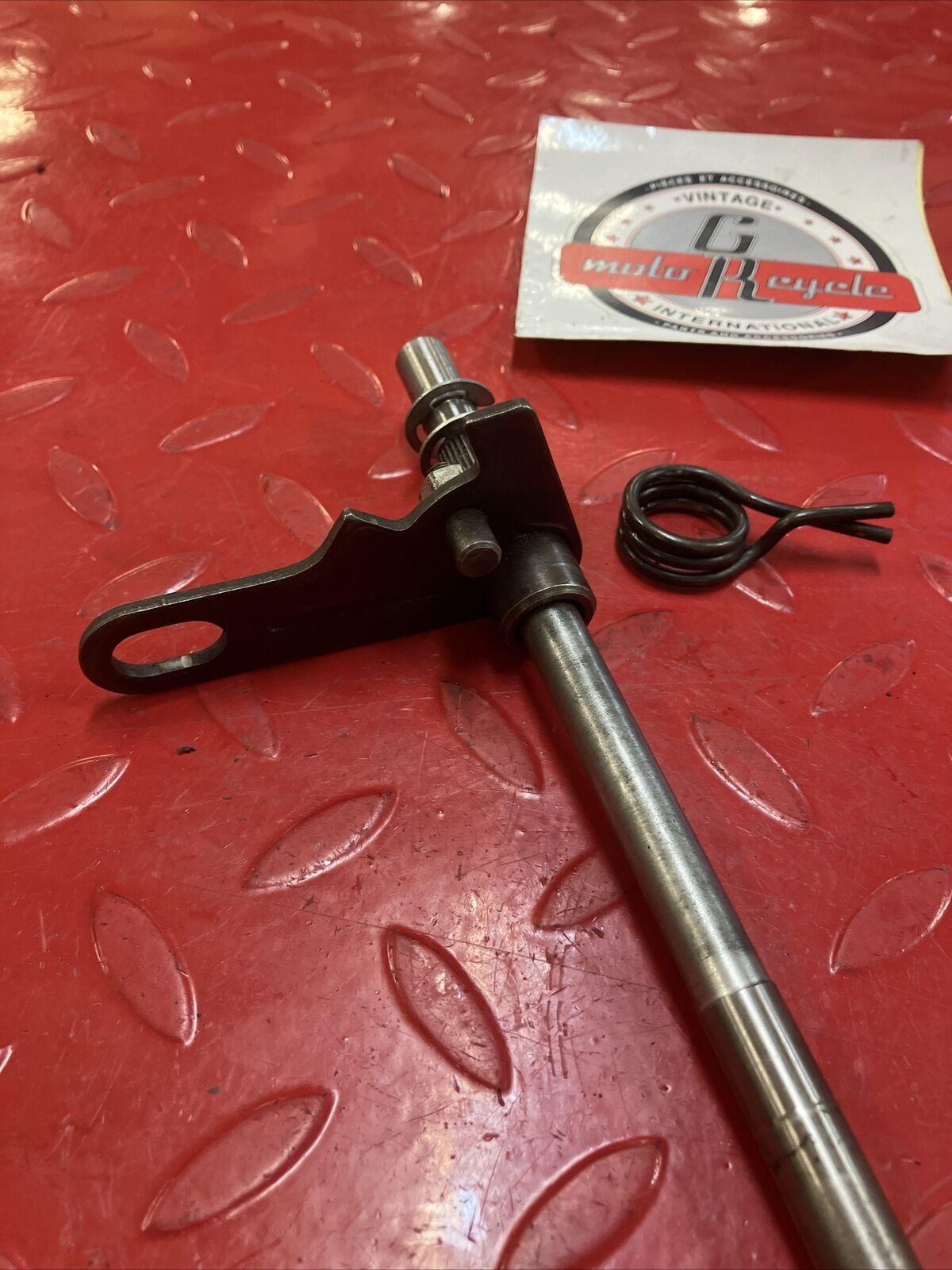 Yamaha DT2 DT250 1972 transmission gearshift gear shift shaft spindle