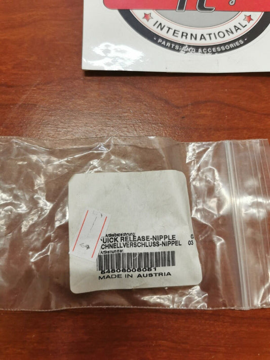 NOS KTM 105SX 125SX 1290 SUPERDUKE R  QUICK RELEASE-NIPPLE 03 54806008051 KT4