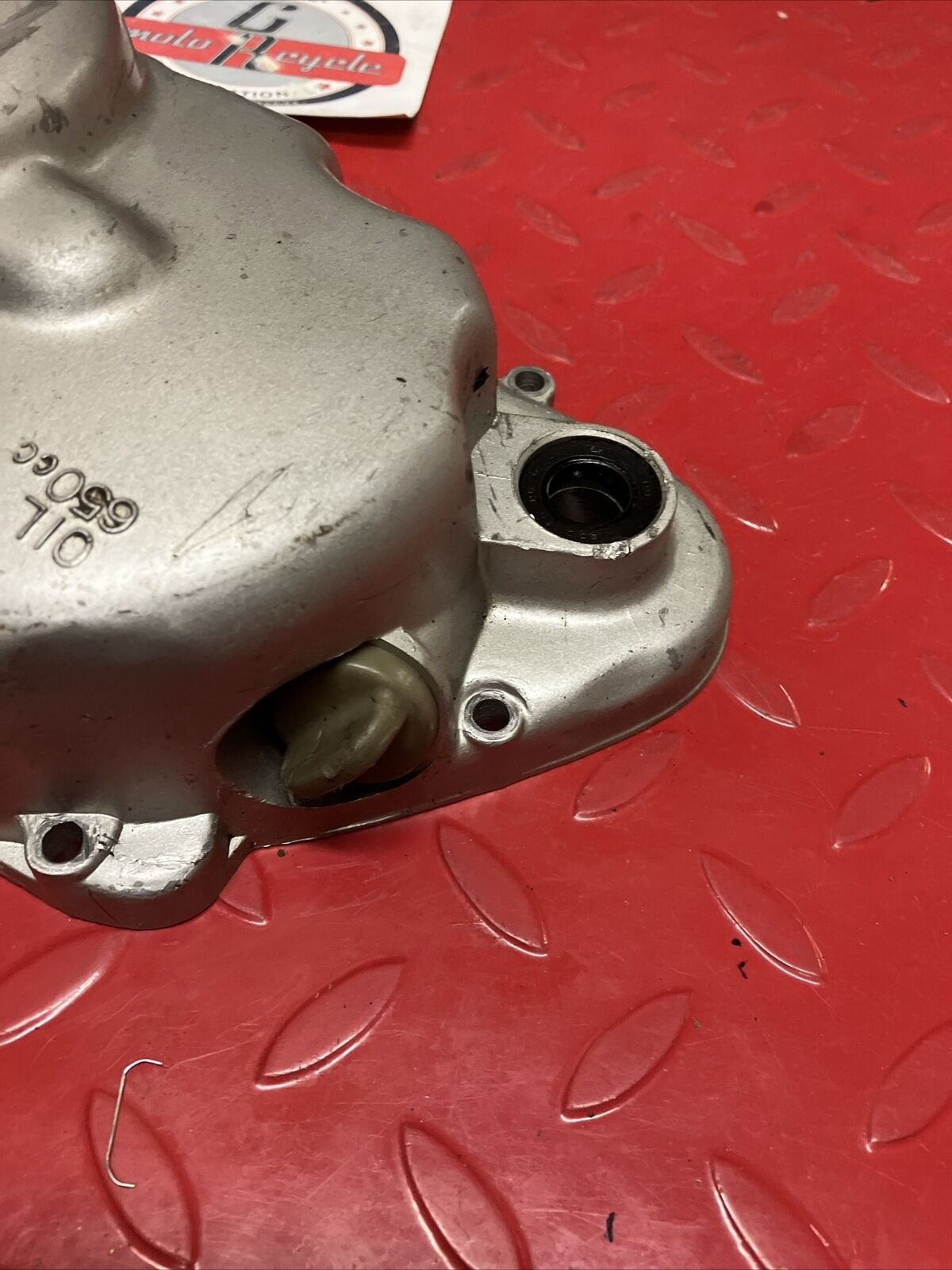 Yamaha LB50 1975 1F1 Chappy 50 Right crankcase clutch cover LB80