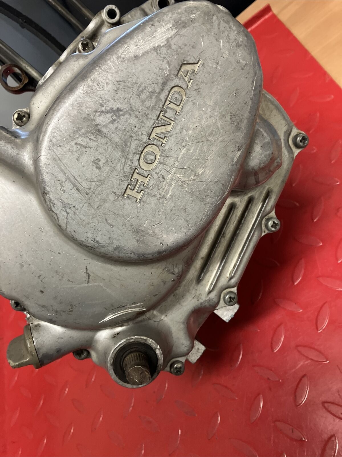 Honda TL125 K1 1974 engine motor bottom end crankcase transmission crankshaft