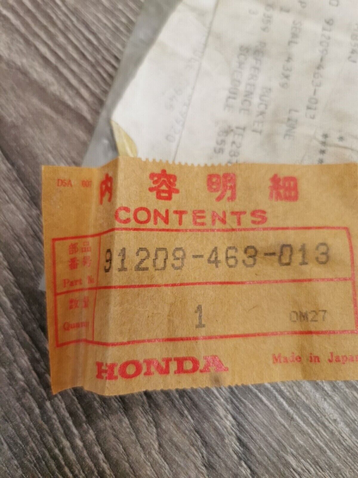 NOS HONDA GL1500 SEAL CAP 91209-463-013 H52