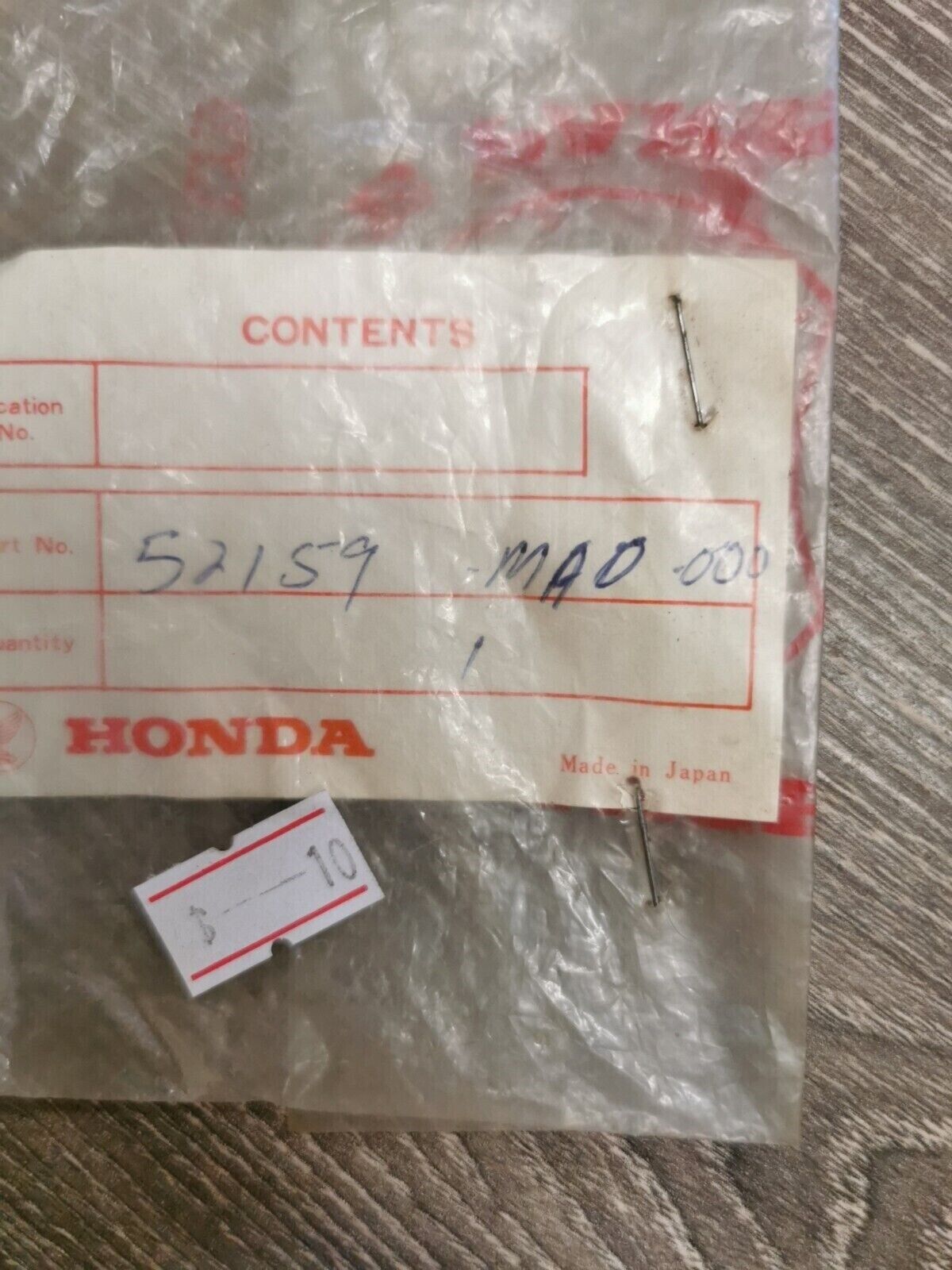 NOS HONDA CR125R CR250R XR250R XR200 1981 COLLAR  CHAIN GUIDE 52159-MA0-000 H50