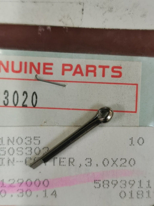 NOS KAWASAKI KX100 COTTER PIN 550S3020 K33