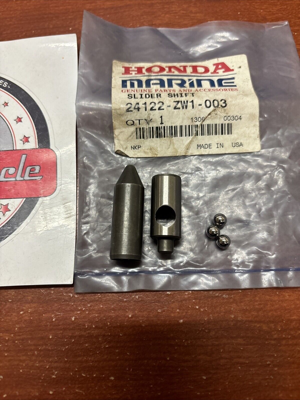 NOS Honda 1997 BF75 BF90 SHIFT SLIDER 24122-ZW1-003 H185