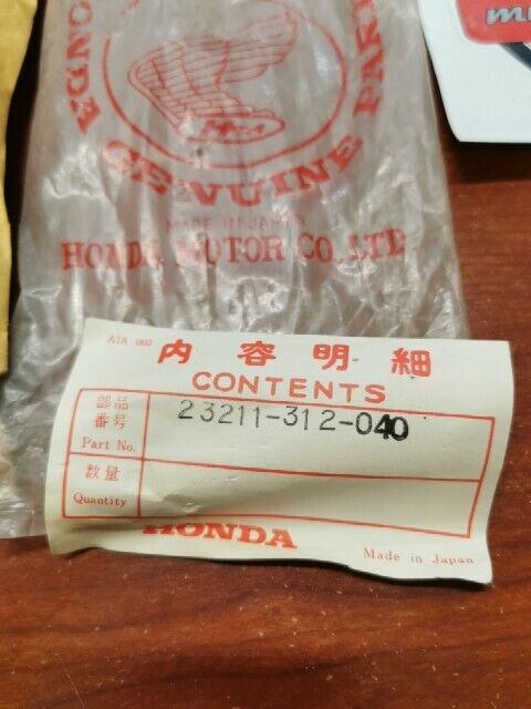 NOS Honda SL350 K1 K2 TRANSMISSION MAINSHAFT (17T) 23211-312-040 H98