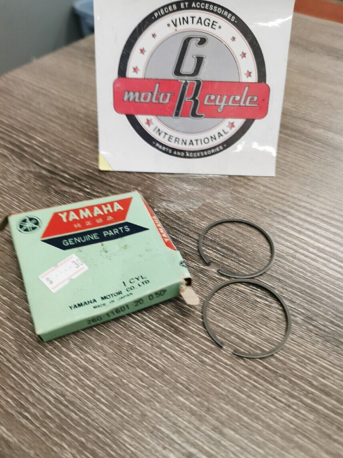 NOS YAMAHA SH50 CY50 1978 - 2001  PISTON RING SET 0.50 260-11601-20-00 Y53