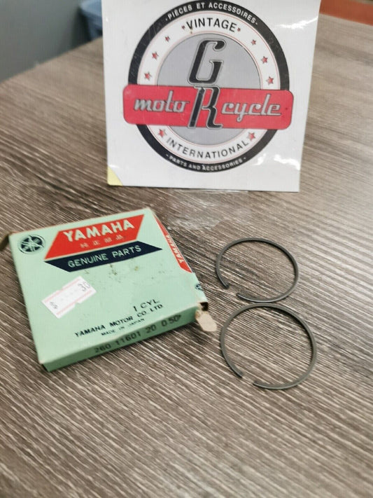 NOS YAMAHA SH50 CY50 1978 - 2001  PISTON RING SET 0.50 260-11601-20-00 Y53