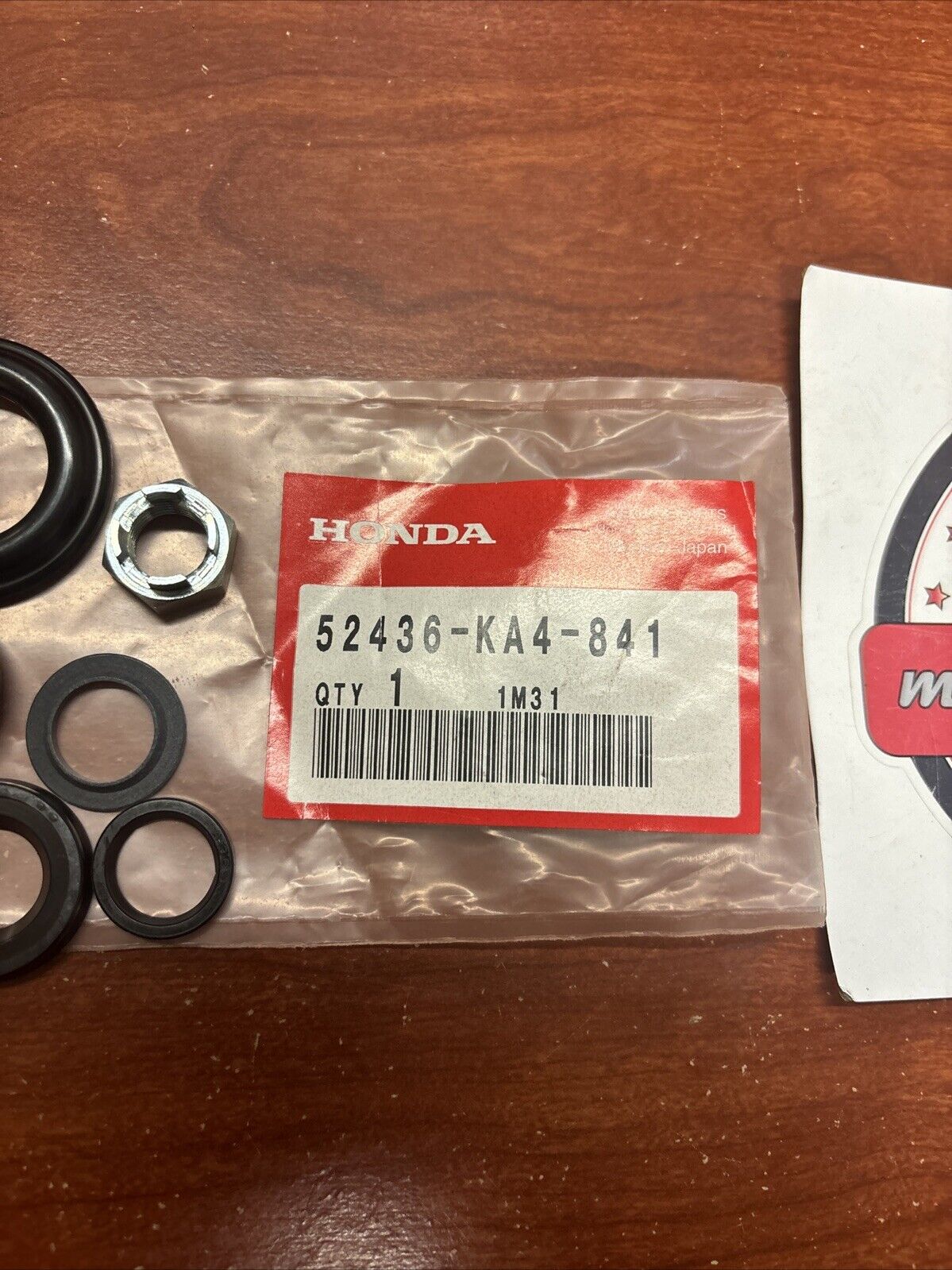 NOS Honda 85 - 87 CR250R CR500R REAR SHOCK ABSORBER SEAL SET 52436-KA4-841 H143