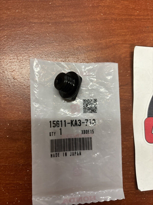 NOS Honda COTA CR125R CR250R CR80R CR85R OIL FILLER CAP 15611-KA3-710 H140