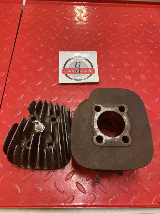Yamaha MX100 1980 cylinder jug barrel head DT100 1T9-11111-00-00