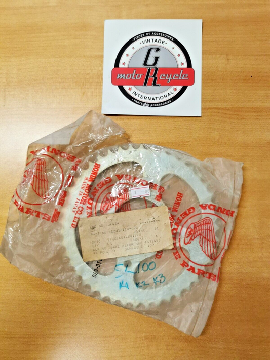 NOS HONDA  SL100 K1 K2 K3  SPROCKET DRIVEN  41201-110-670 H23