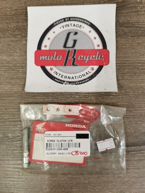 NOS HONDA CB200B CB200T 1974 - 1976 SCREW ADJUST 22837-354-000  H88